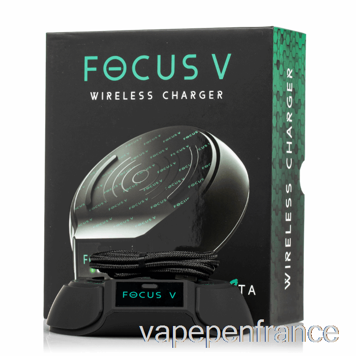 Focus V Carta 2 Chargeur Sans Fil Stylo Vape Noir